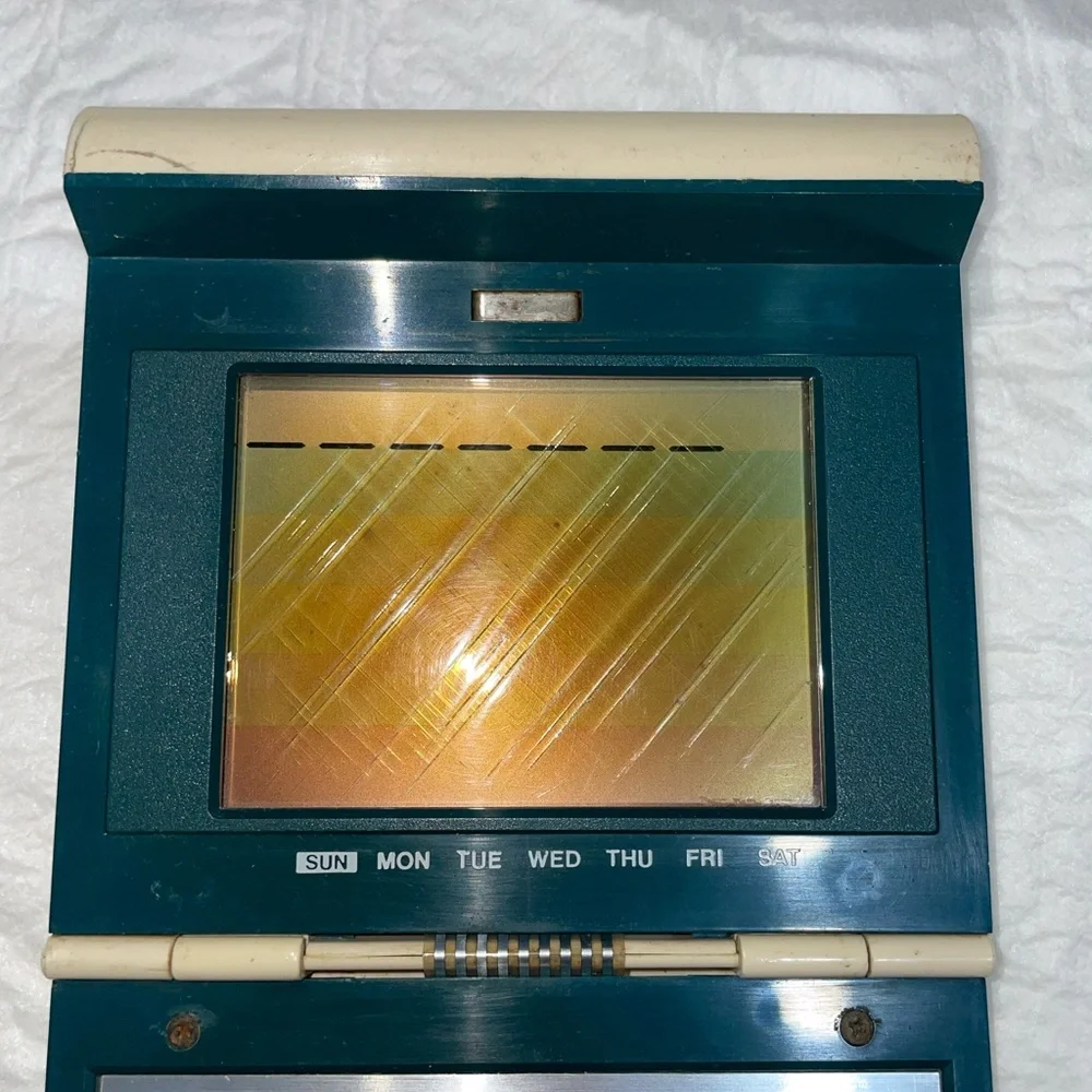 Epoch PENTA Game Watch LCD Retro Handheld Timepiece Authentic Vintage For Parts